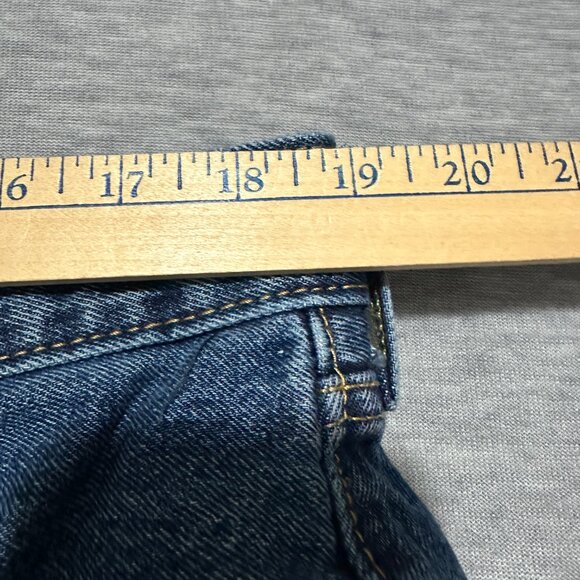 Levis 550 Jeans Mens 38x29 Relaxed Straight Blue Medium Wash 100% Cotton Denim - Picture 9 of 16